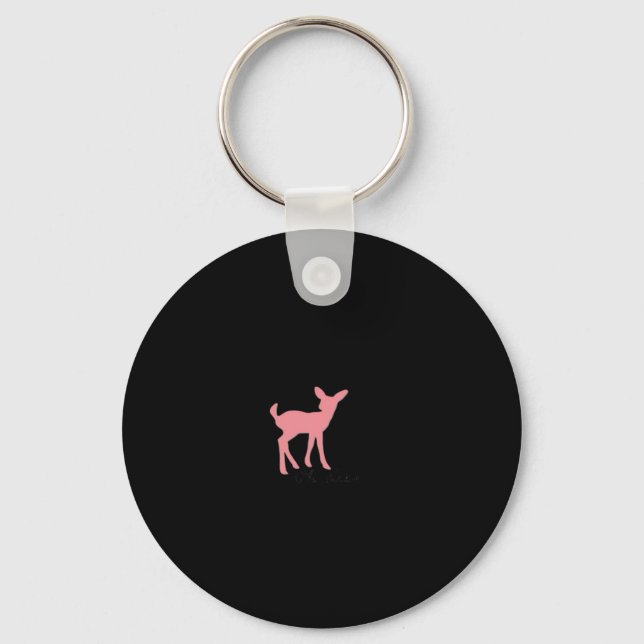 Porte-clés Oh Deer Retro Classic Style Keychain (Recto)