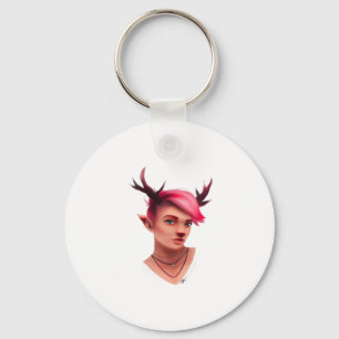 Porte-clés Oh Deer Style Créatif Simple