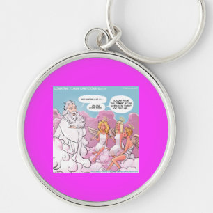 Porte-clés Oh Mon Dieu (OMG) Angels Texte Drôle