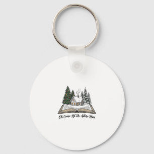 Porte-clés Oh venez adorons-Le livre de Noël Design_1