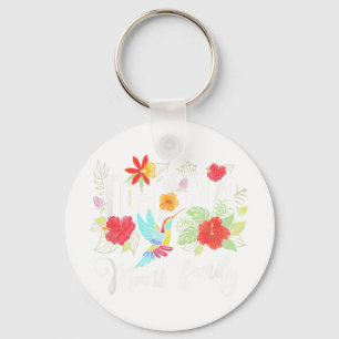 Porte-clés Ohana Moyenne Famille Hawaii Hibiscus Fleur les an