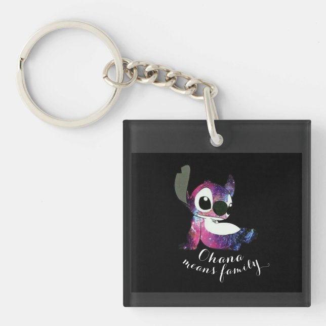 Porte-clés Ohana signifie famille (Devant)