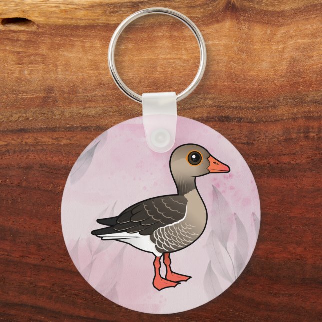 Porte-clés Oie de Graylag (Recto)