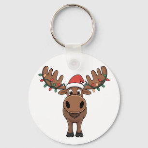 Porte-clés Oie Feux d'arbre de Noël Fundy Noël Amour d'origna