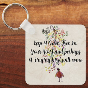 Porte-clés Oiseau chantant