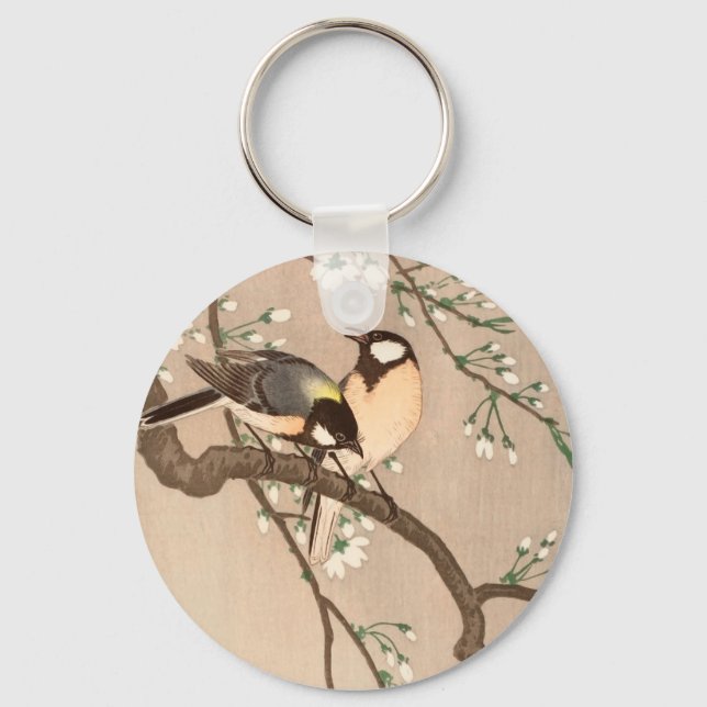 Porte-clés Oiseau chevalier asiatique japonais (Recto)