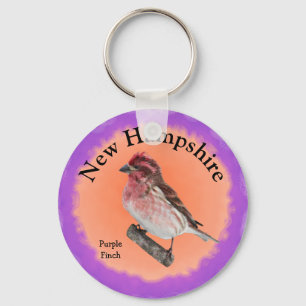 Porte-clés Oiseau d'État du New Hampshire