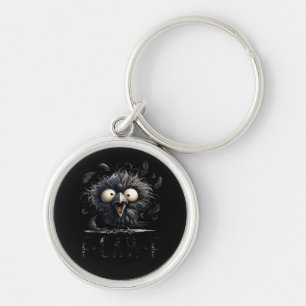 Porte-clés Oiseau drôle tendance F-Caw-F Unique