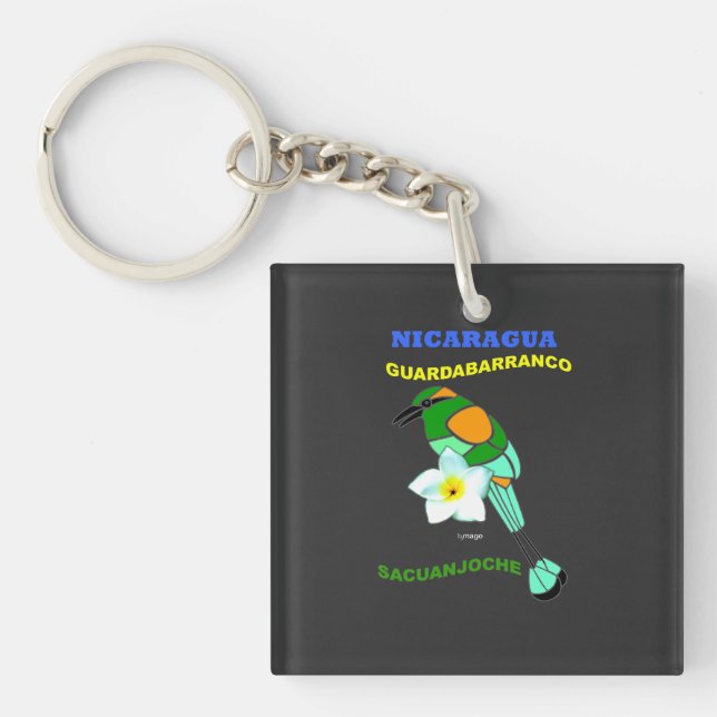 PORTE-CLÉS OISEAU GUARDABARRANCO (Devant)