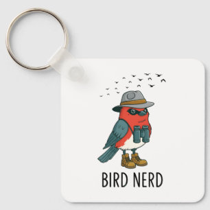 Porte-clés Oiseau Nerd drôle Oiseau observer Oiseau Oiseau Am