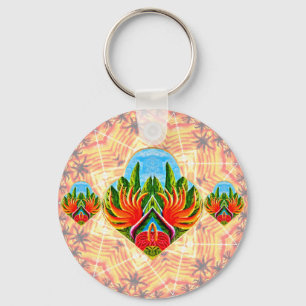 Porte-clés Oiseaux hawaïens du paradis