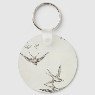 Porte-clés Oiseaux volants vintages