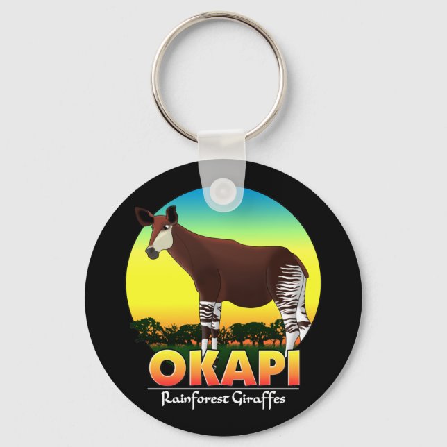 Porte-clés Okapi (Recto)