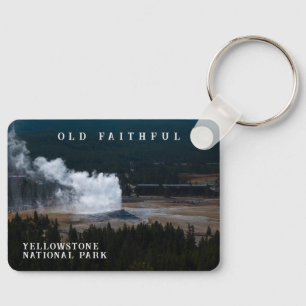 Porte-clés Old Faithouse Geyser Eruption Yellowstone