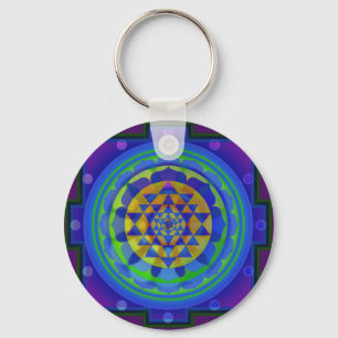 Porte-clés Om (AUM) Yantra mandala