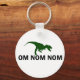 Porte-clés Om Nom Nom Nom Dinosaur Rawr a faim (Front)