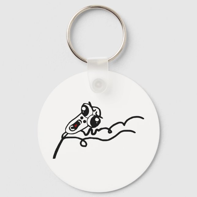Porte-clés OMG RUN Scared Rage Face Comic Meme (Recto)