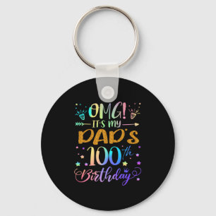 Porte-clés Omg Son My Dads 100e Anniversaire Doux 100 Ans