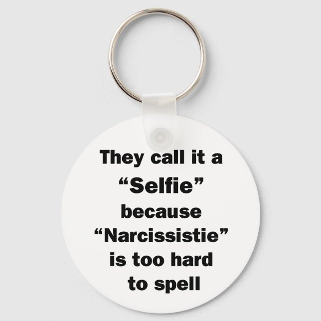 Porte-clés On L'Appelle Un Selfie (Recto)