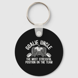 Porte-clés Oncle Drôle De Gardien De Hockey D'un Oncle Gardie