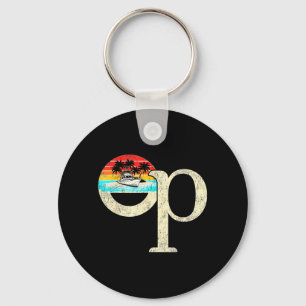 Porte-clés Op Ocean Vintage Océan Pacifique Plage Soleil Palm