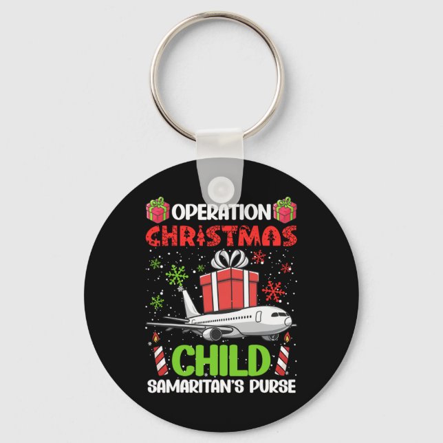Porte-clés Opération Noël Enfant Smaritan's Purse Funny F (Recto)