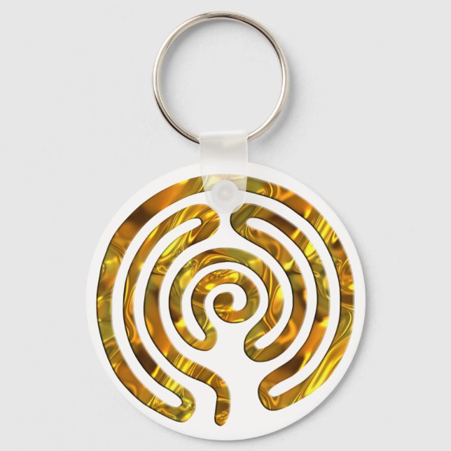 Porte-clés OR Labyrinthe | faites votre propre arrière - plan (Recto)