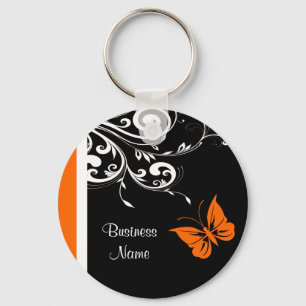 Porte-clés Orange Butterly