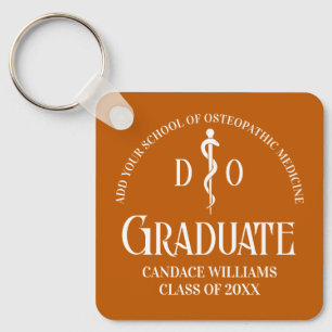 Porte-clés Orange Ostéopathic Médicale School Graduation