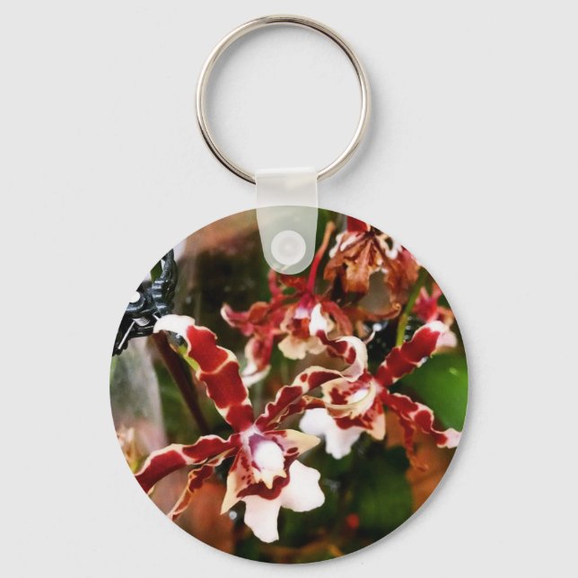 Porte-clés Orchidée (Recto)