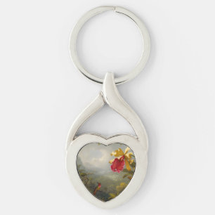 Porte-clés Orchidées et colibri Heade