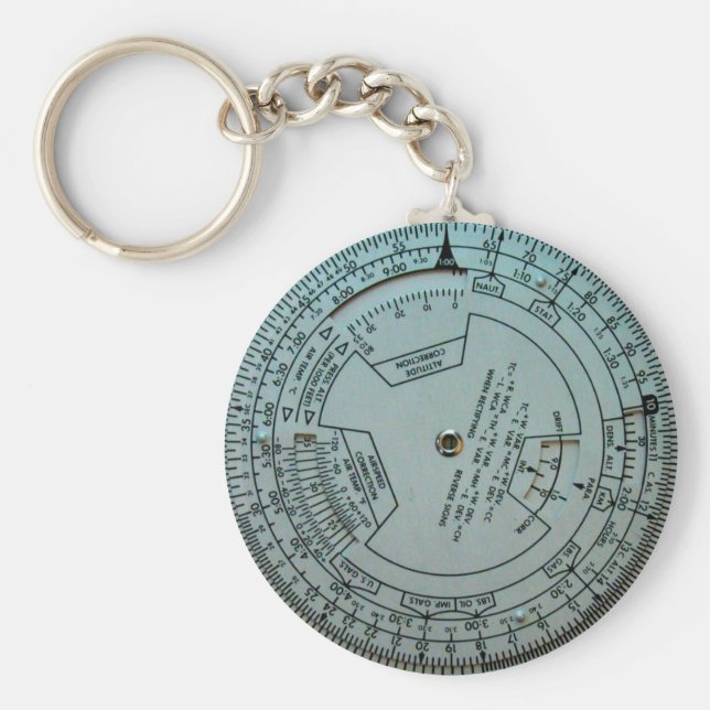 Porte-clés Ordinateur de navigation aérienne (Devant)