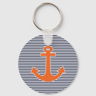 Porte-clés Original Embroidery Anchor Captain Nautical