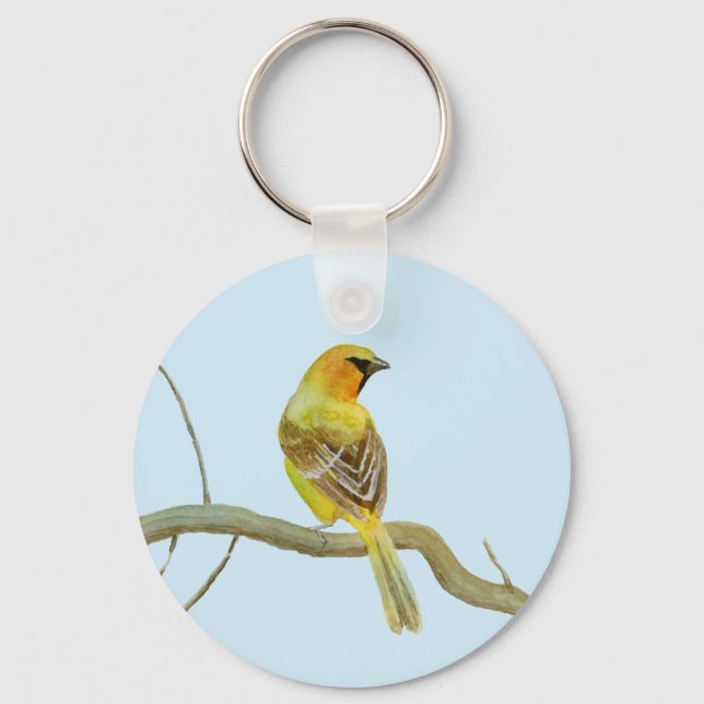 Porte-clés Oriole à capuchon (Recto)