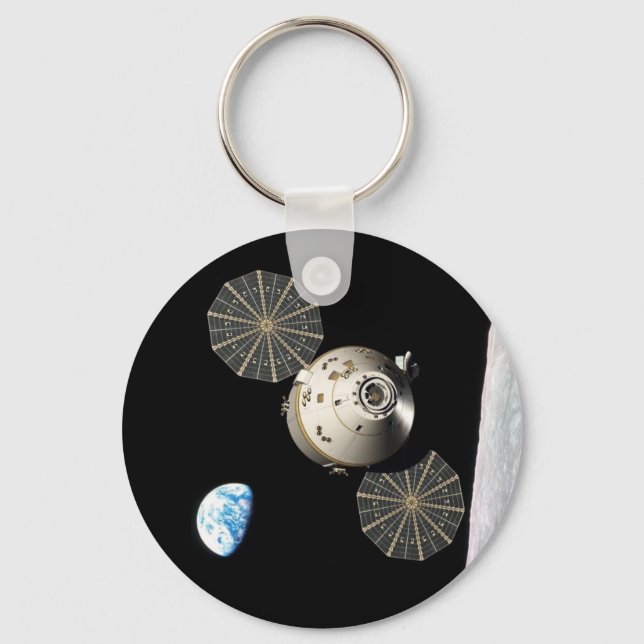 Porte-clés Orion de la NASA en orbite lunaire (Recto)