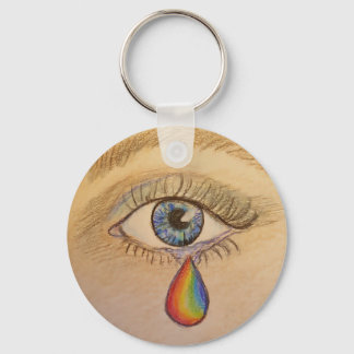 Porte-clés Orlando Rainbow Teardrop par Carol Zeock