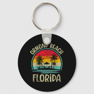Porte-clés Ormond Beach Floride Palmier Famille Été