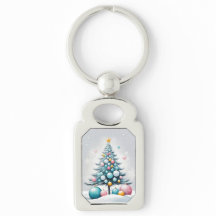 Ornement Pastel Bleu Rose Noël Surdimensionné