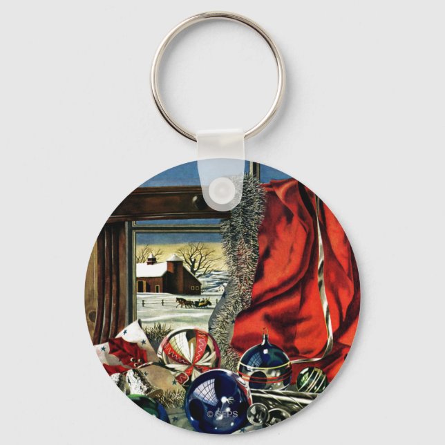 Porte-clés Ornements de Noël (Recto)