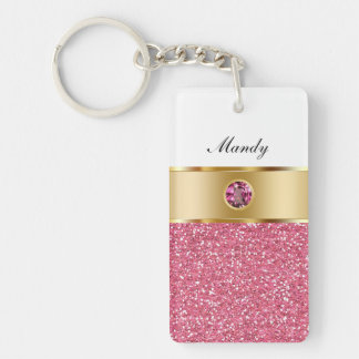 Porte - clés ornés de bijoux de monogramme