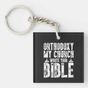 Porte-clés Orthodoxe l Eglise orthodoxe l Dit Drôle