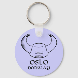 Porte-clés Oslo Norvège Viking Casquette