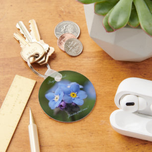 Porte-clés Oublie-moi-pas pour toujours et jamais !