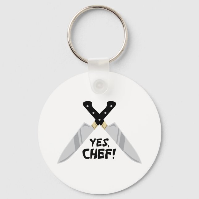 Porte-clés Oui Chef (Recto)