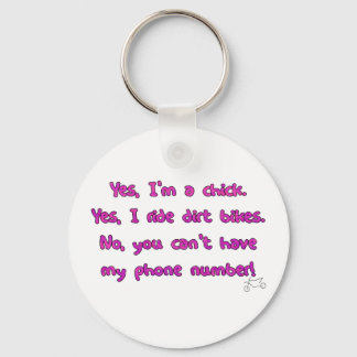 Porte-clés Oui Je Ride Dirt Vélos Porte - clé