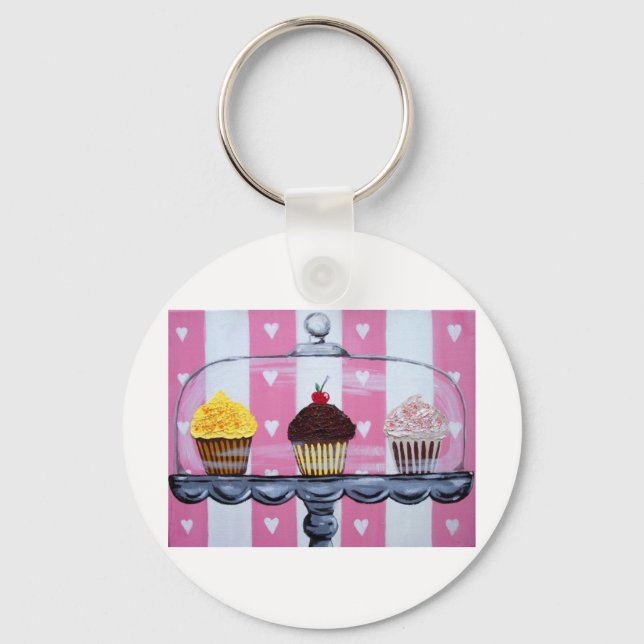 Porte-clés oui ! les cupcakes ! (Recto)