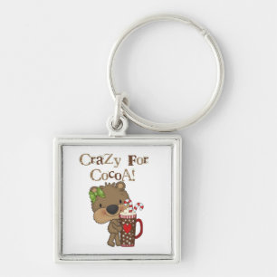 Porte-clés Ours de fille fou pour le cacao