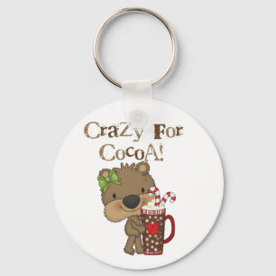 Porte-clés Ours de fille fou pour le cacao