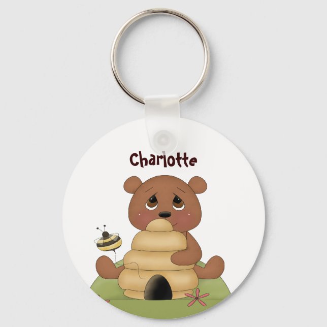 Porte-clés Ours de miel (Recto)