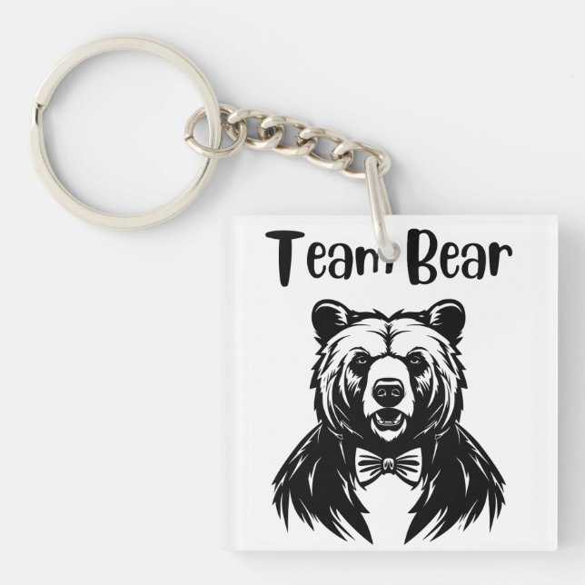 Porte-clés Ours d'équipe (Devant)